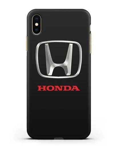 Чехол с логотипом Honda силиконовый для iPhone XS Max