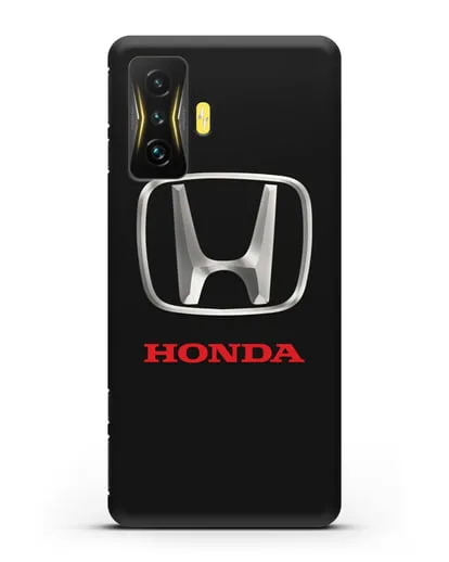 Чехол с логотипом Honda силиконовый для Xiaomi Poco F4 GT