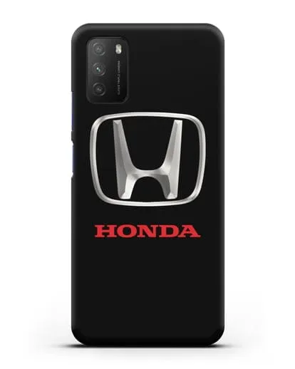 Чехол с логотипом Honda силиконовый для Xiaomi Poco M3