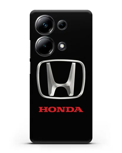 Чехол с логотипом Honda силиконовый для Xiaomi Poco M6 Pro