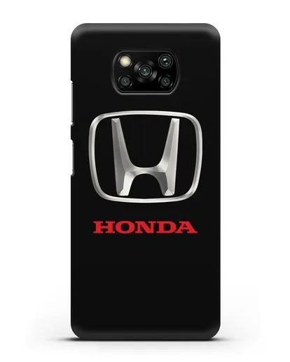 Чехол с логотипом Honda силиконовый для Xiaomi Poco X3 Pro