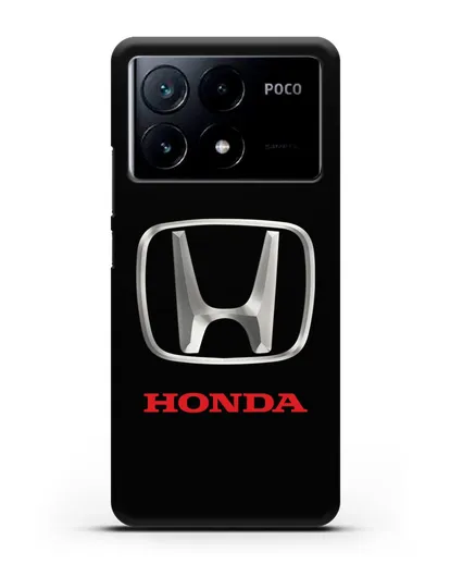Чехол с логотипом Honda силиконовый для Xiaomi Poco X6 Pro