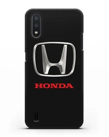 Чехол с логотипом Honda силиконовый для Samsung Galaxy A01 [SM-A015F]