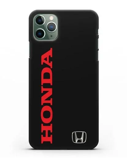 Чехол с надписью Honda и логотипом силиконовый для iPhone 11 Pro