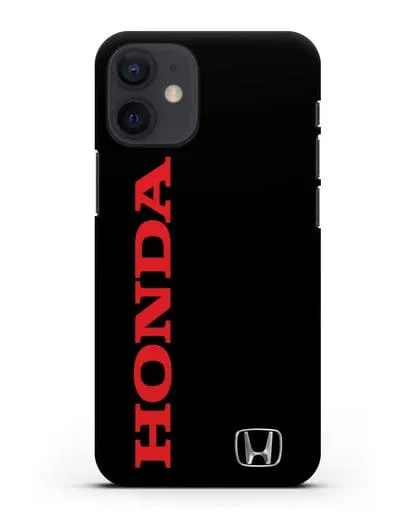 Чехол с надписью Honda и логотипом силиконовый для iPhone 12 mini