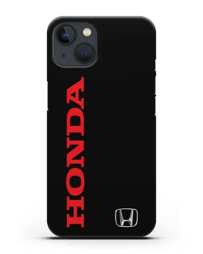 Чехол с надписью Honda и логотипом силиконовый для iPhone 13