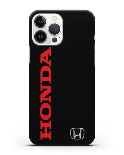 Чехол с надписью Honda и логотипом силиконовый для iPhone 13 Pro Max