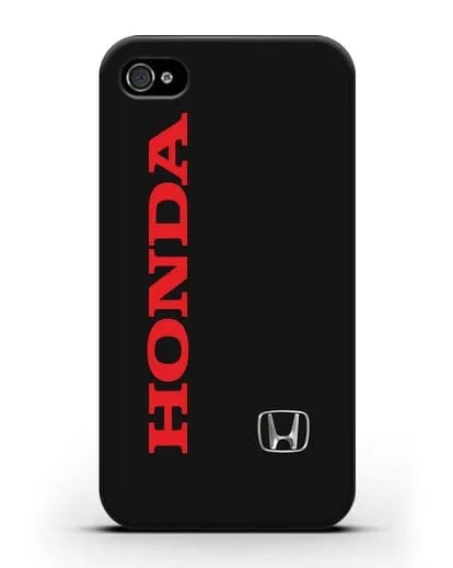 Чехол с надписью Honda и логотипом силиконовый для iPhone 4/4s