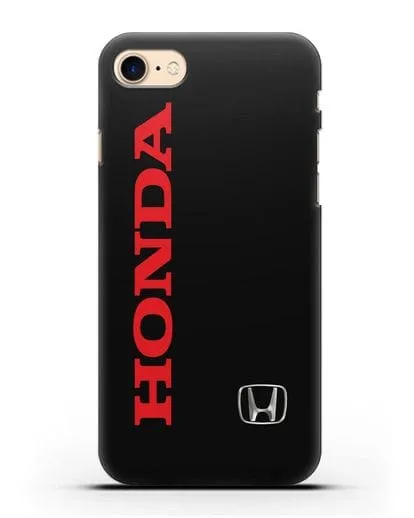 Чехол с надписью Honda и логотипом силиконовый для iPhone 8