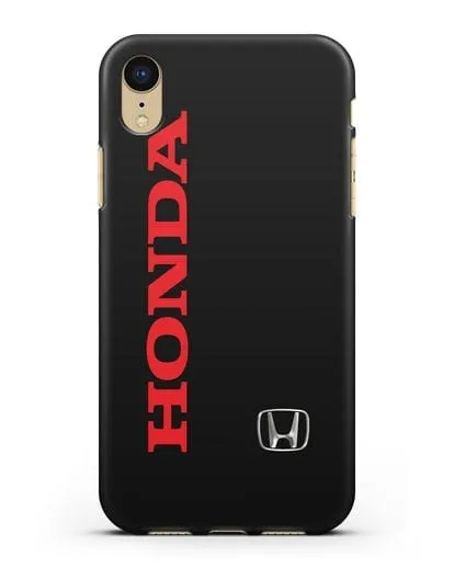 Чехол с надписью Honda и логотипом силиконовый для iPhone XR