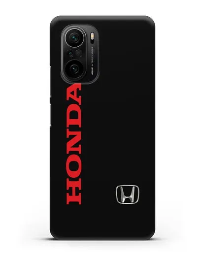 Чехол с надписью Honda и логотипом силиконовый для Xiaomi Poco F3 Pro