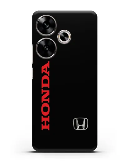 Чехол с надписью Honda и логотипом силиконовый для Xiaomi Poco F6