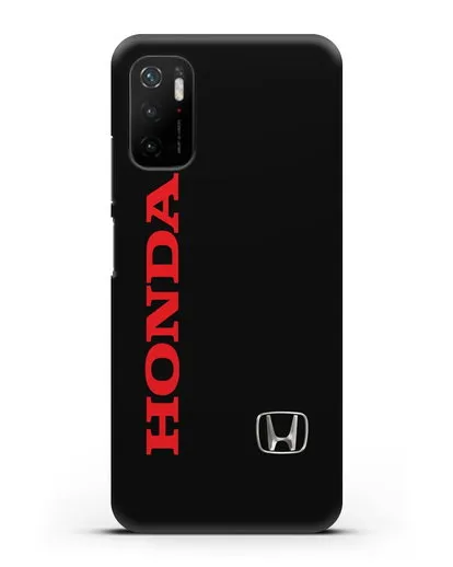 Чехол с надписью Honda и логотипом силиконовый для Xiaomi Poco M3 Pro