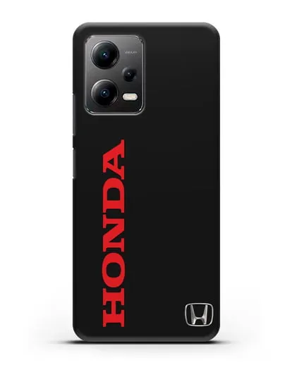 Чехол с надписью Honda и логотипом силиконовый для Xiaomi Poco X5