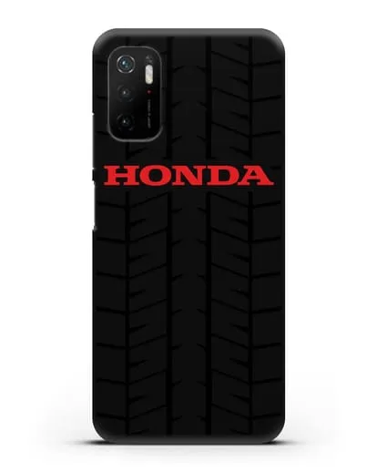 Чехол с логотипом Хонда с протектором шин силиконовый для Xiaomi Poco M3 Pro