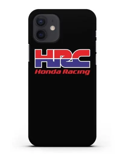 Чехол с надписью Honda Racing силиконовый для iPhone 12