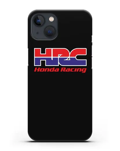 Чехол с надписью Honda Racing силиконовый для iPhone 13