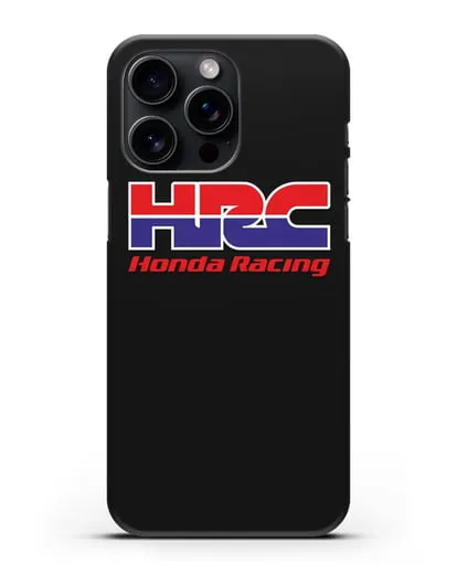 Чехол с надписью Honda Racing силиконовый для iPhone 15 Pro Max
