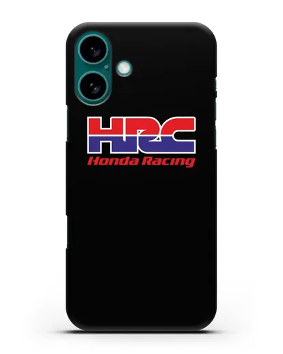 Чехол с надписью Honda Racing силиконовый для iPhone 16 Plus