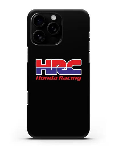 Чехол с надписью Honda Racing силиконовый для iPhone 16 Pro Max