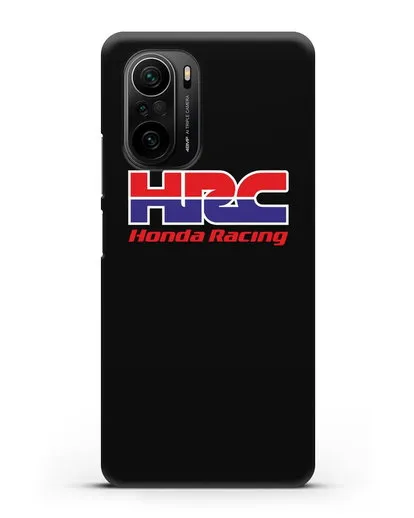 Чехол с надписью Honda Racing силиконовый для Xiaomi Poco F3