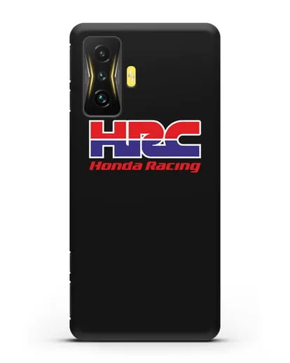 Чехол с надписью Honda Racing силиконовый для Xiaomi Poco F4 GT