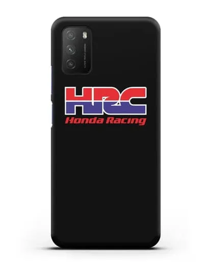 Чехол с надписью Honda Racing силиконовый для Xiaomi Poco M3