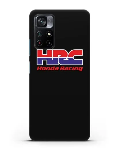 Чехол с надписью Honda Racing силиконовый для Xiaomi Poco M4 Pro 5G
