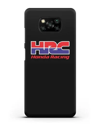 Чехол с надписью Honda Racing силиконовый для Xiaomi Poco X3