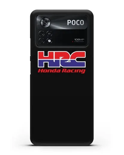 Чехол с надписью Honda Racing силиконовый для Xiaomi Poco X4 Pro