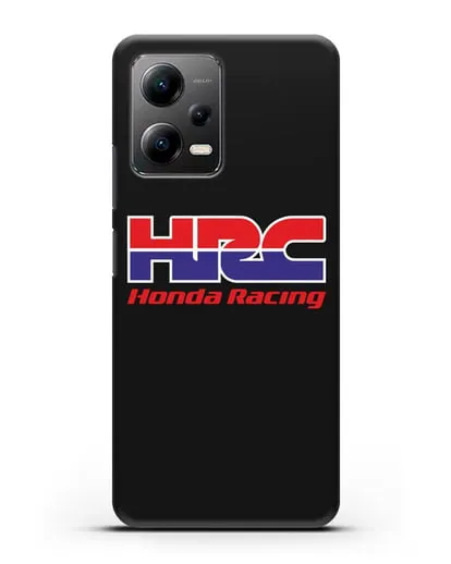 Чехол с надписью Honda Racing силиконовый для Xiaomi Poco X5