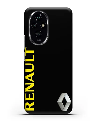 Чехол с надписью Renault и логотипом силиконовый для Honor 200