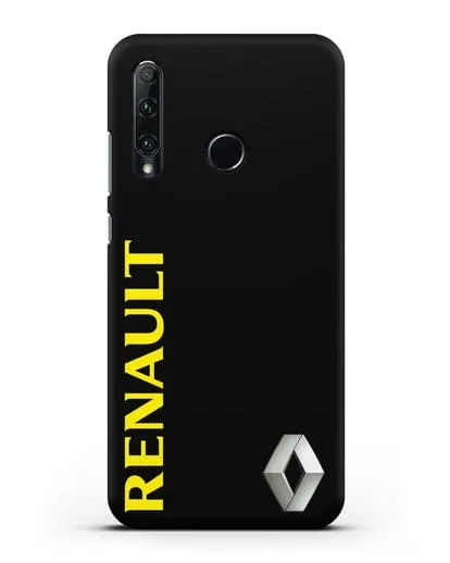 Чехол с надписью Renault и логотипом силиконовый для Honor 20e
