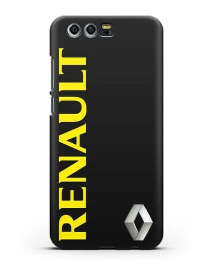 Чехол с надписью Renault и логотипом силиконовый для Honor 9