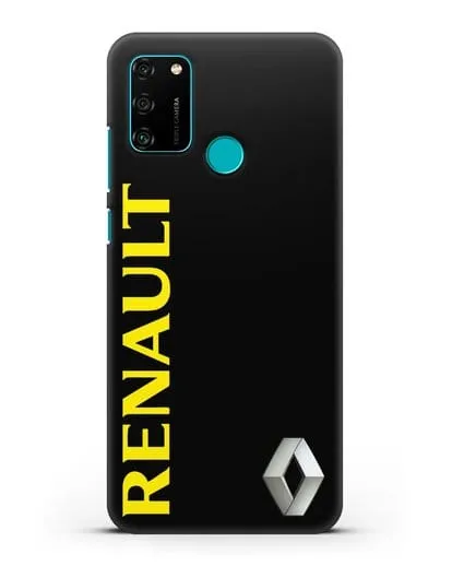 Чехол с надписью Renault и логотипом силиконовый для Honor 9A