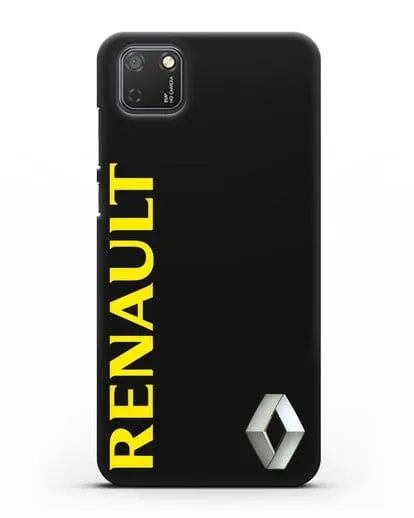 Чехол с надписью Renault и логотипом силиконовый для Honor 9S