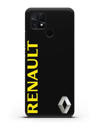 Чехол с надписью Renault и логотипом силиконовый для Xiaomi Poco C40