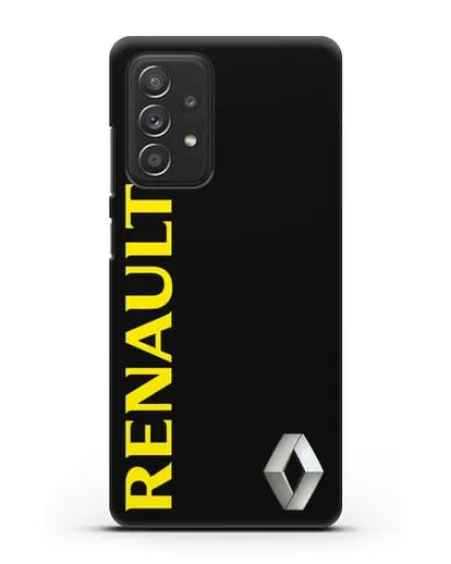 Чехол с надписью Renault и логотипом силиконовый для Samsung Galaxy A53