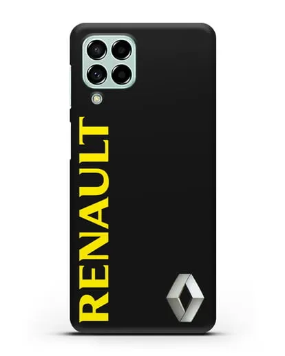 Чехол с надписью Renault и логотипом силиконовый для Samsung Galaxy M53 [SM-M536]