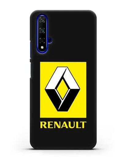 Чехол с логотипом Renault силиконовый для Honor 20