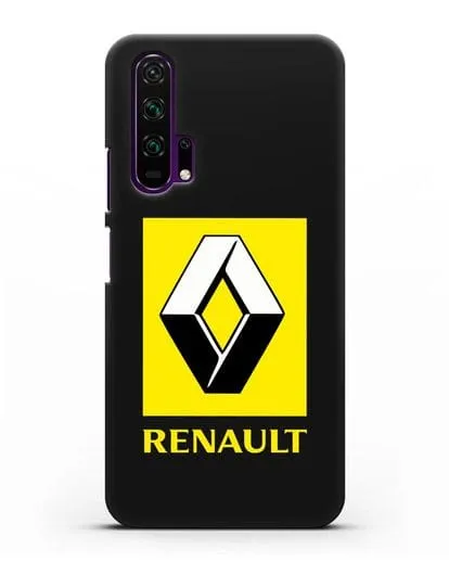 Чехол с логотипом Renault силиконовый для Honor 20 Pro