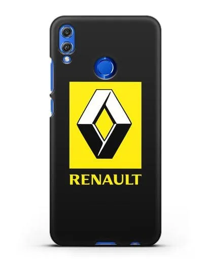 Чехол с логотипом Renault силиконовый для Honor 8X