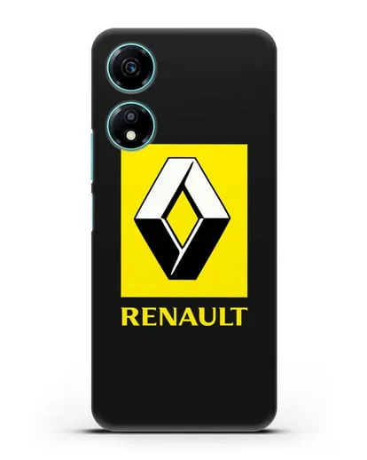 Чехол с логотипом Renault силиконовый для Honor X5 Plus