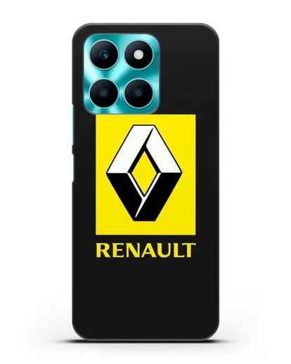 Чехол с логотипом Renault силиконовый для Honor X6a