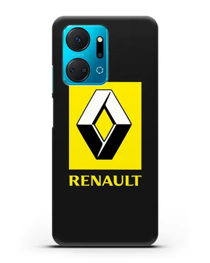 Чехол с логотипом Renault силиконовый для Honor X7a Plus