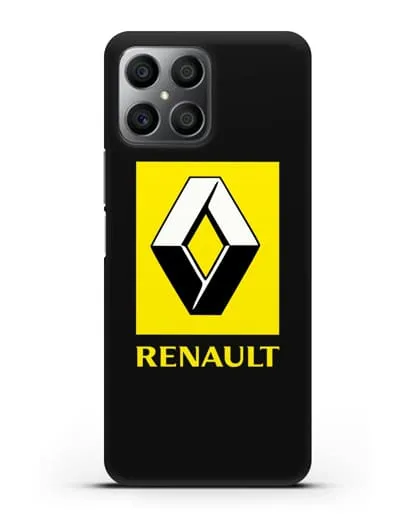 Чехол с логотипом Renault силиконовый для Honor X8