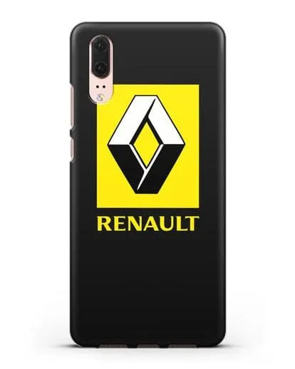 Чехол с логотипом Renault силиконовый для Huawei P20
