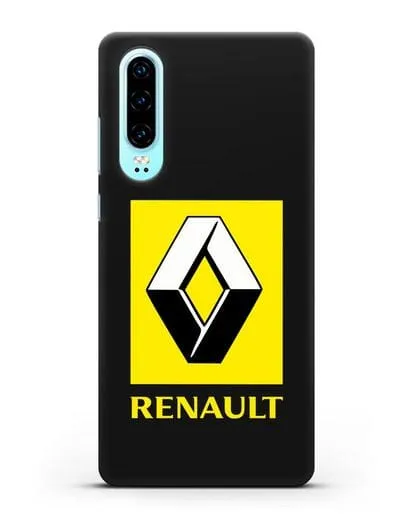 Чехол с логотипом Renault силиконовый для Huawei P30
