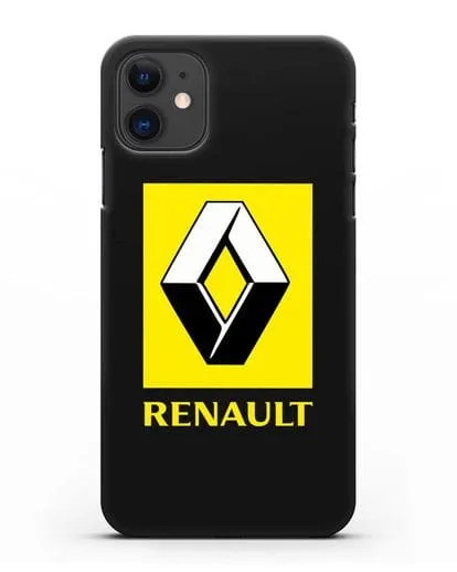 Чехол с логотипом Renault силиконовый для iPhone 11