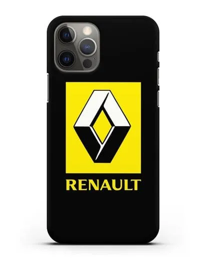 Чехол с логотипом Renault силиконовый для iPhone 12 Pro